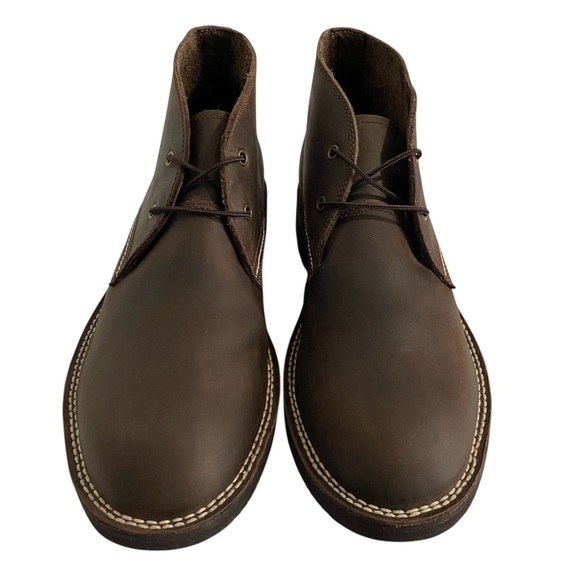 UGG New Camino Waterproof Chukka Boots Size 13 Grizzly Brown Leather Lace Up main image 4